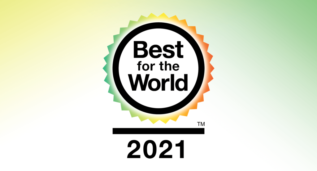 Best for the World 2021 Award Badge