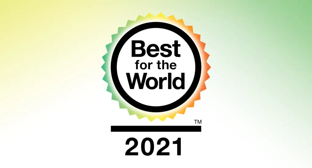 Best for the World 2021 Award Badge