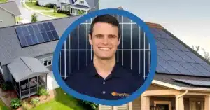 Randy Linhart with solar background