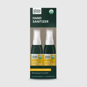 Twin pack of Hand Sanitizer Spray from Gaia Herbs