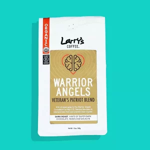 Bag of Larry's Warrior Angels coffee blend
