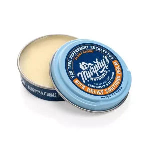 Tin of bite relief balm by Murphy's Naturals