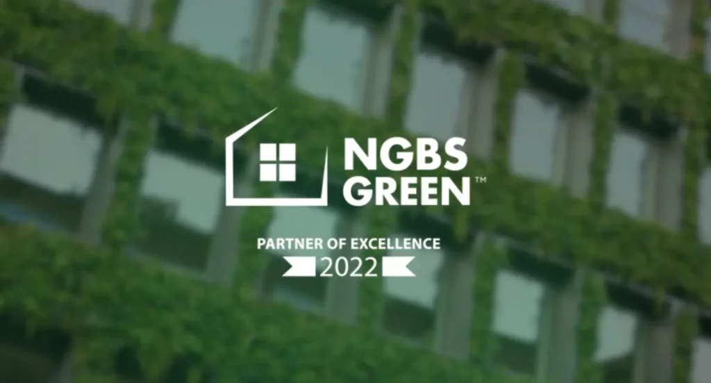 2022 NGBS Green Partner of Excellence logo