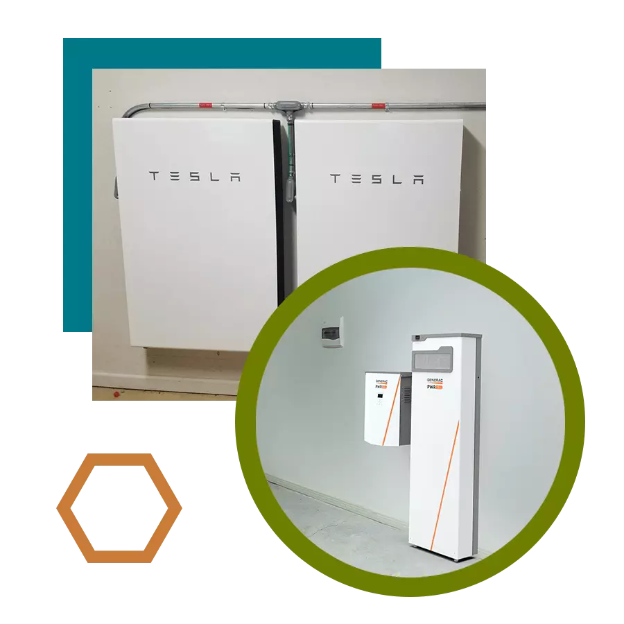 Tesla Powerwall and Generac PWRcell batteries
