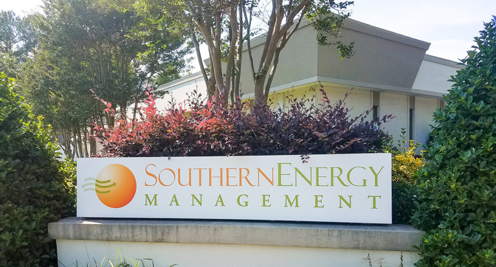 SEM's sign at their new office in Raleigh
