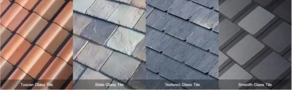 Tesla solar roof tiles style options