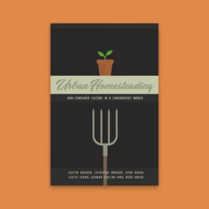 Cover of Urban Homesteading book sold in LuLu's independent publisher marketplace