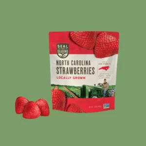 bag of frozen nc grown strawberries from seal the seasons