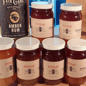 Jars of Rum Honey from Fair Game