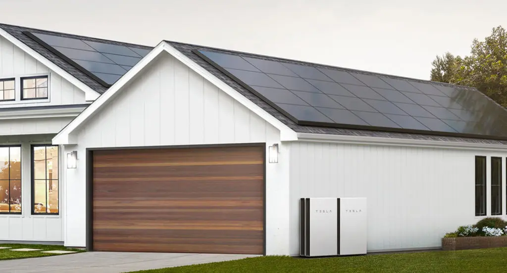 Tesla solar panel system with full skirting